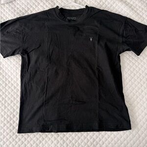 All Saints Men’s Black Crew Neck Oversized
